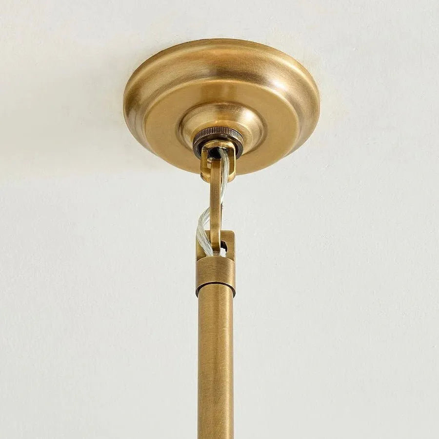 Riviera Glass Disc Chandelier 26"