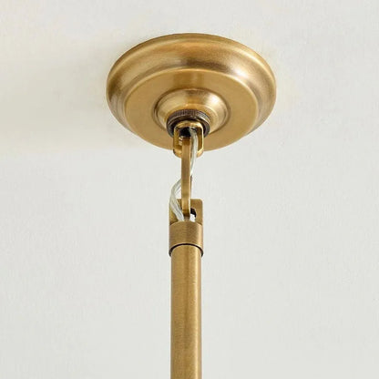 Riviera Glass Disc Chandelier 26"
