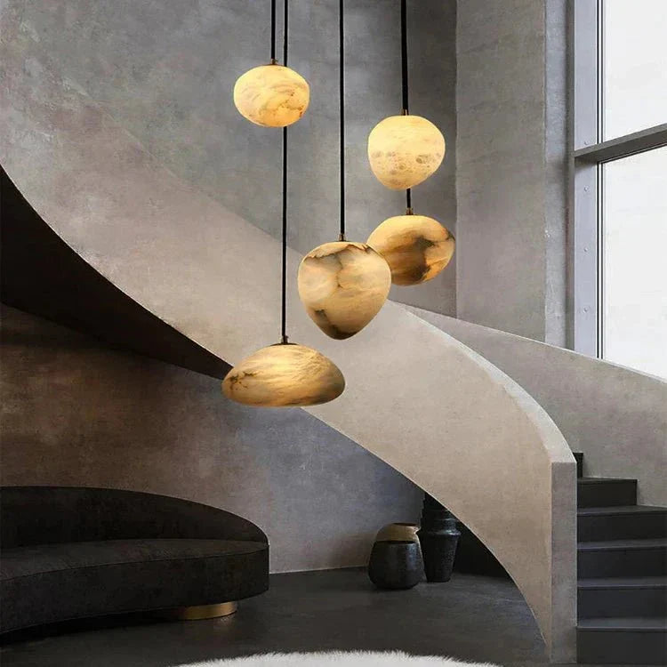 Sage Marble Chandelier