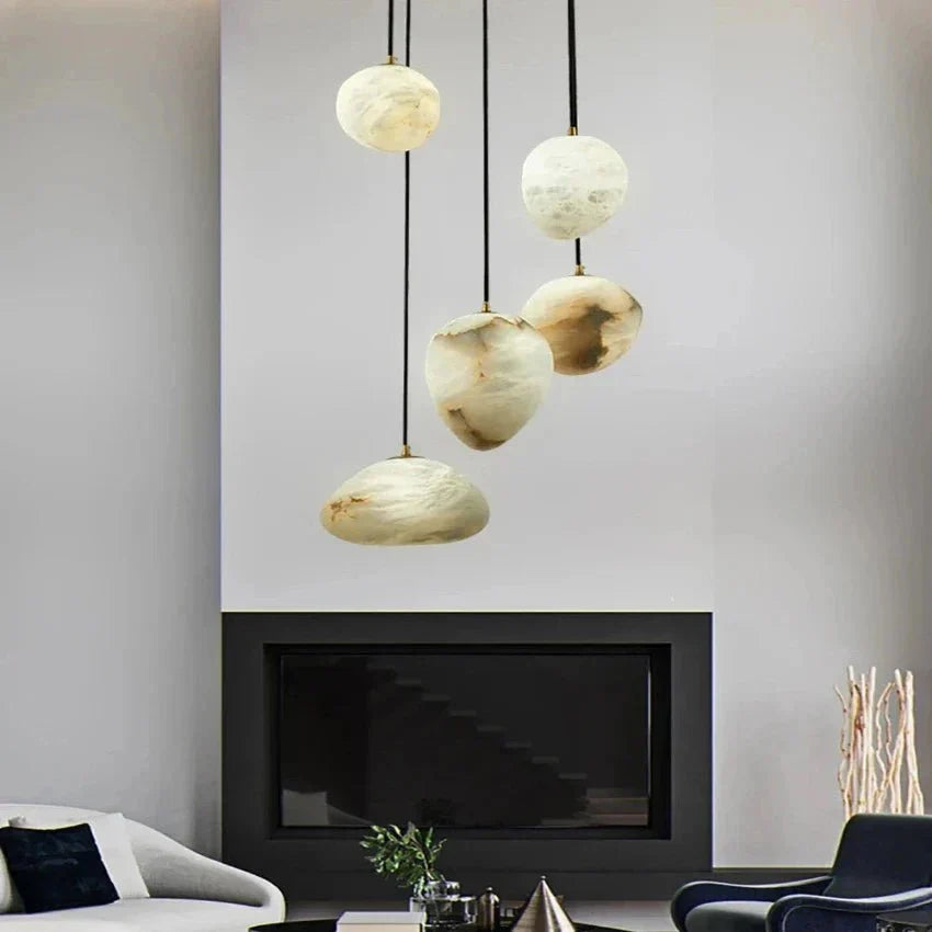 Sage Marble Chandelier