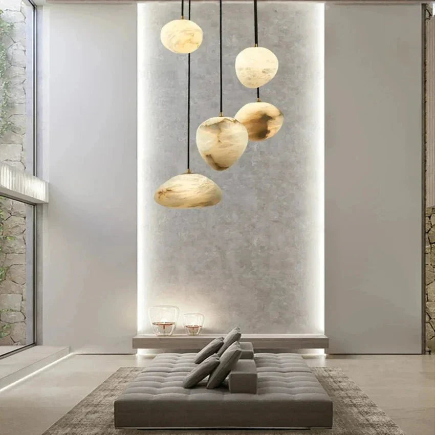 Sage Marble Chandelier