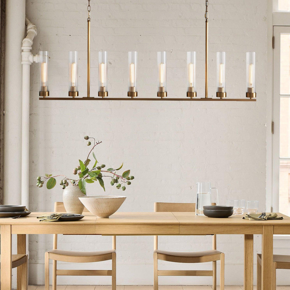 Andreas Linear Chandelier 5/7/8 Light