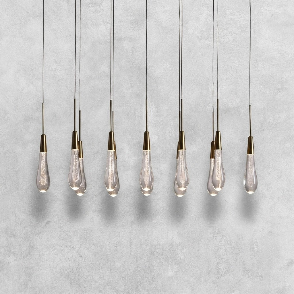 Soltaire Linear Chandelier 37"50"70"