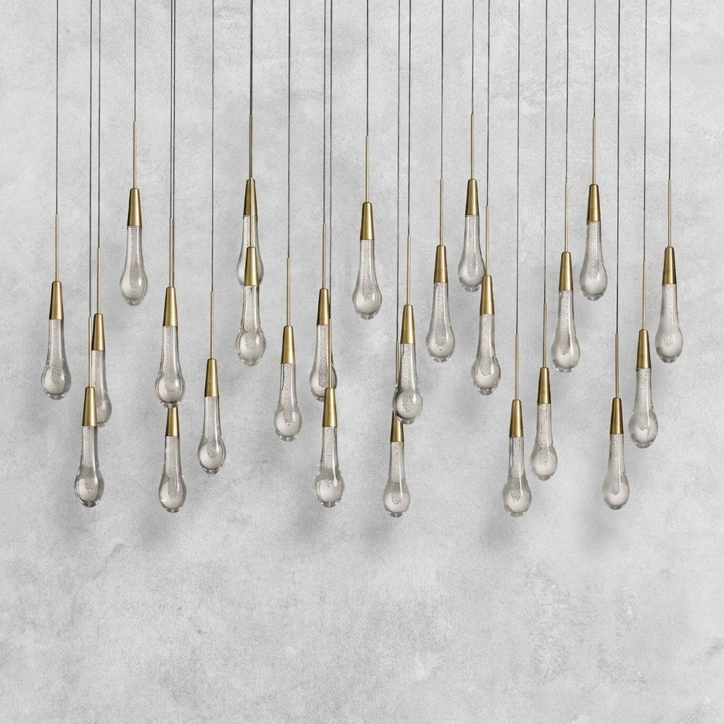 Soltaire Linear Chandelier 37"50"70"
