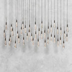Soltaire Linear Chandelier 37"50"70"87"120"