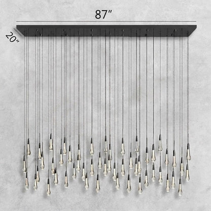 Soltaire Linear Chandelier 37"50"70"87"120"