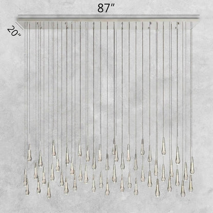 Soltaire Linear Chandelier 37"50"70"87"120"