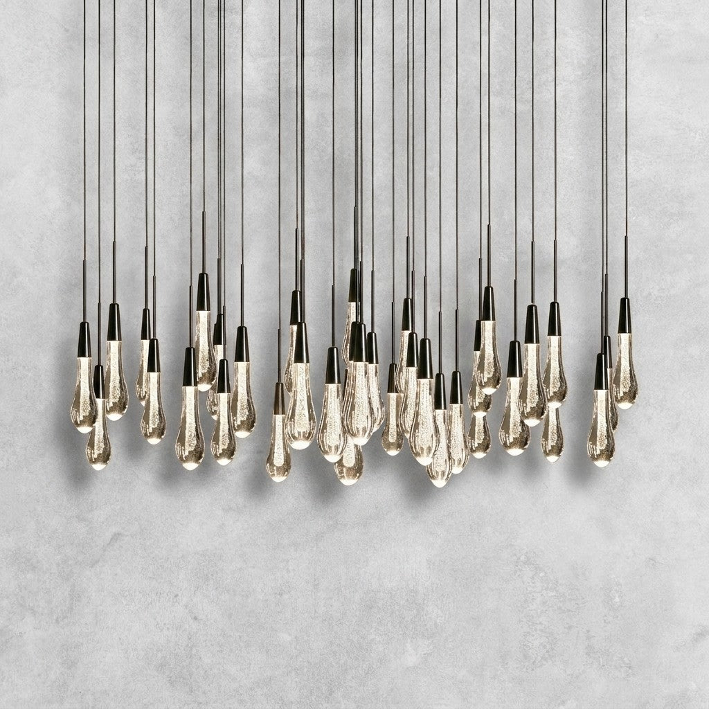 Soltaire Round Chandelier 17" 24" 36" 48"58"