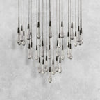 Soltaire Round Chandelier 17" 24" 36" 48"58"