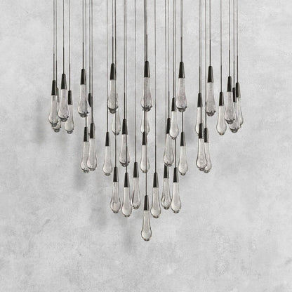Soltaire Round Chandelier 17" 24" 36" 48"58"