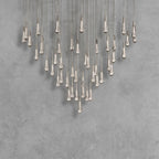 Soltaire Round Chandelier 17" 24" 36" 48"58"