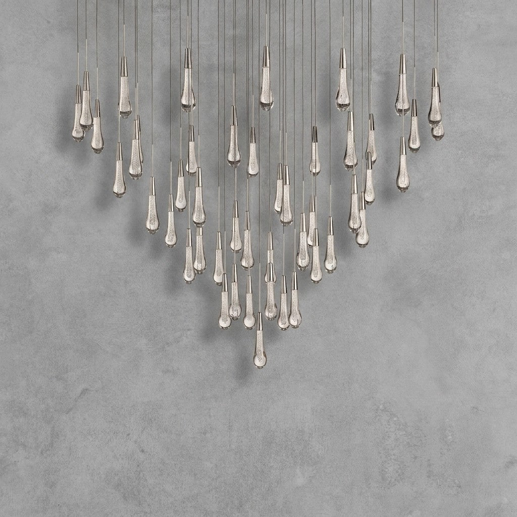 Soltaire Round Chandelier 17" 24" 36" 48"58"
