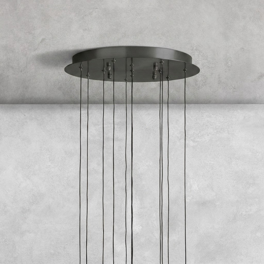 Soltaire Round Chandelier 17" 24" 36" 48"58"