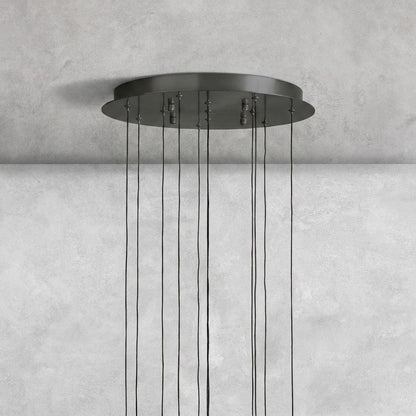 Soltaire Round Chandelier 17" 24" 36" 48"58"