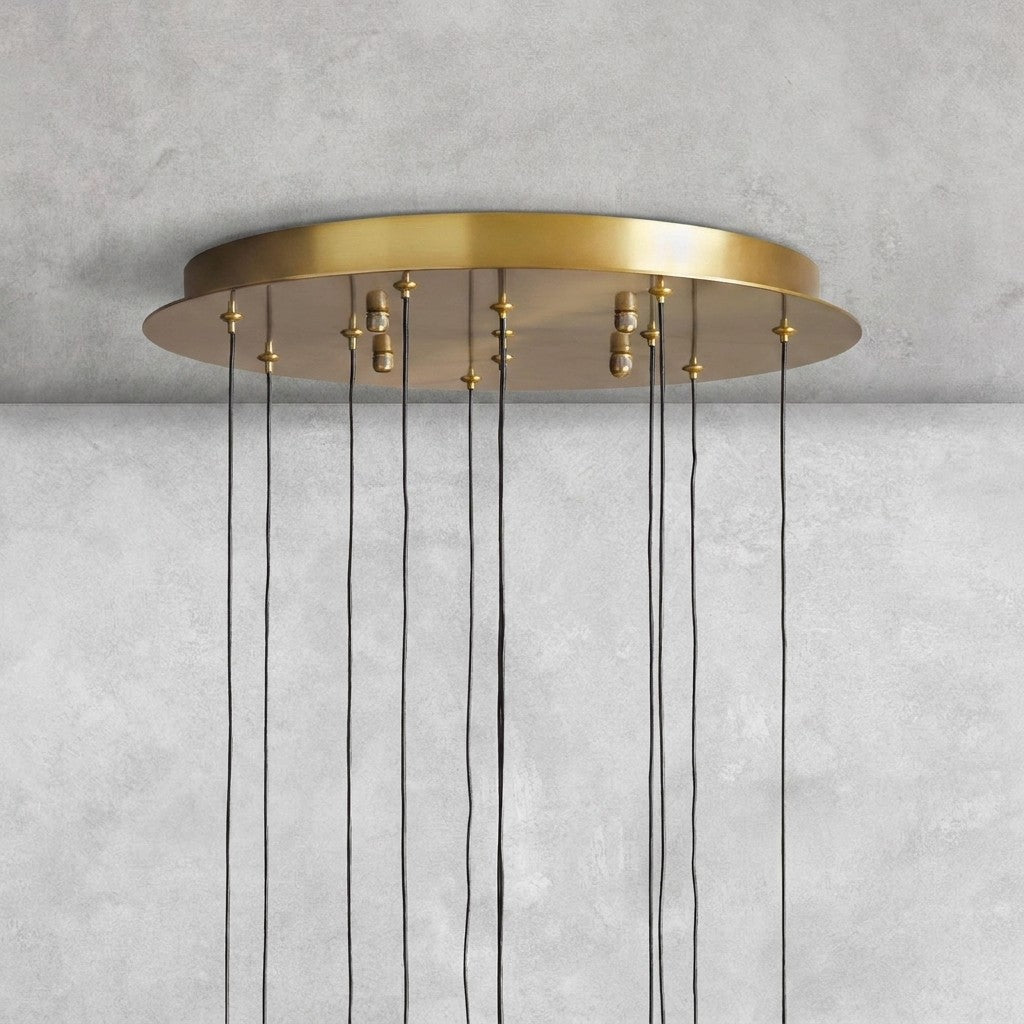 Soltaire Round Chandelier 17" 24" 36" 48"58"