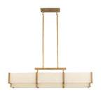 Orleans Linear Alabaster Linear Chandelier