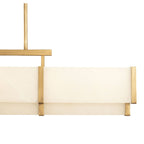 Orleans Linear Alabaster Linear Chandelier