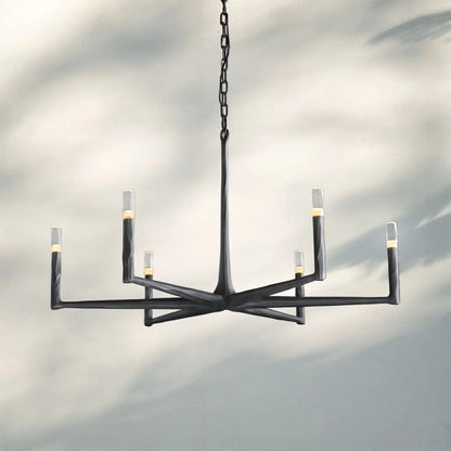 Thalen Hand-Forged Round Chandelier