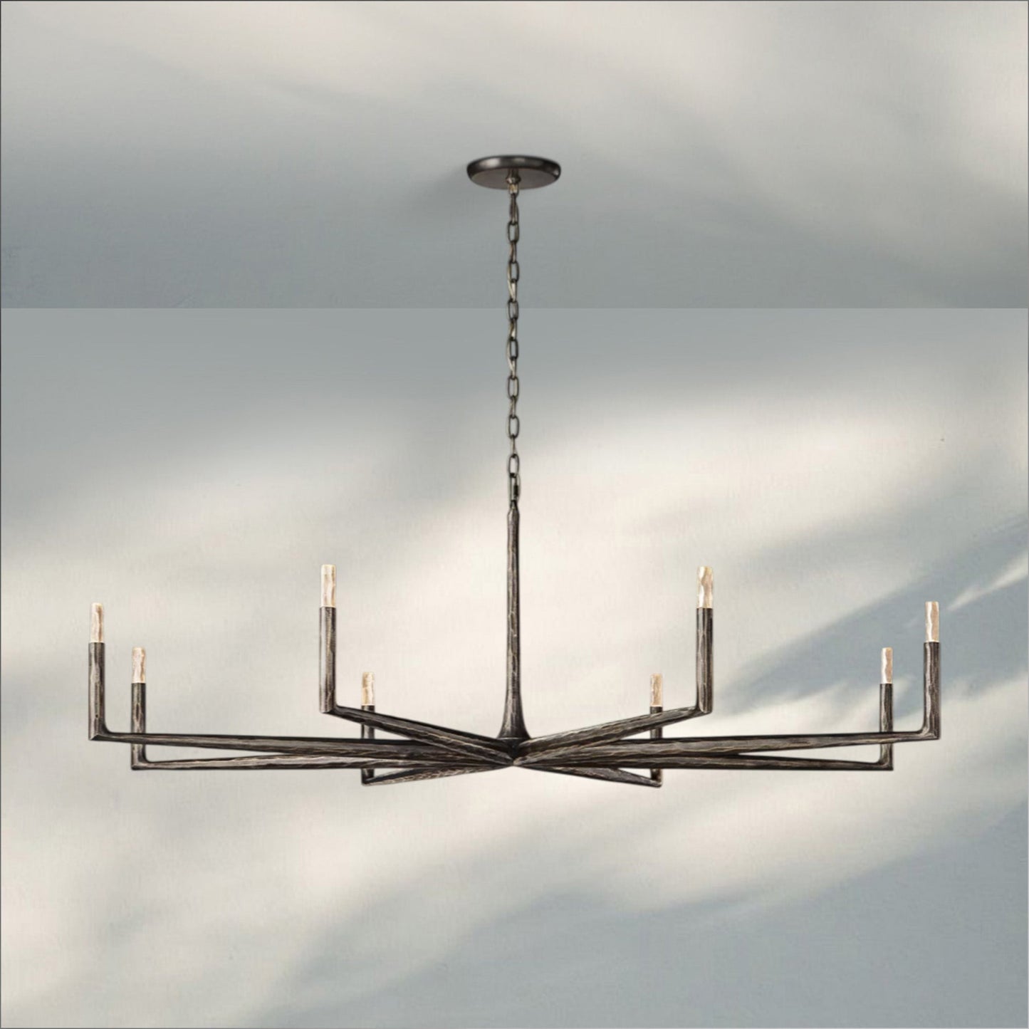 Thalen Hand-Forged Round Chandelier