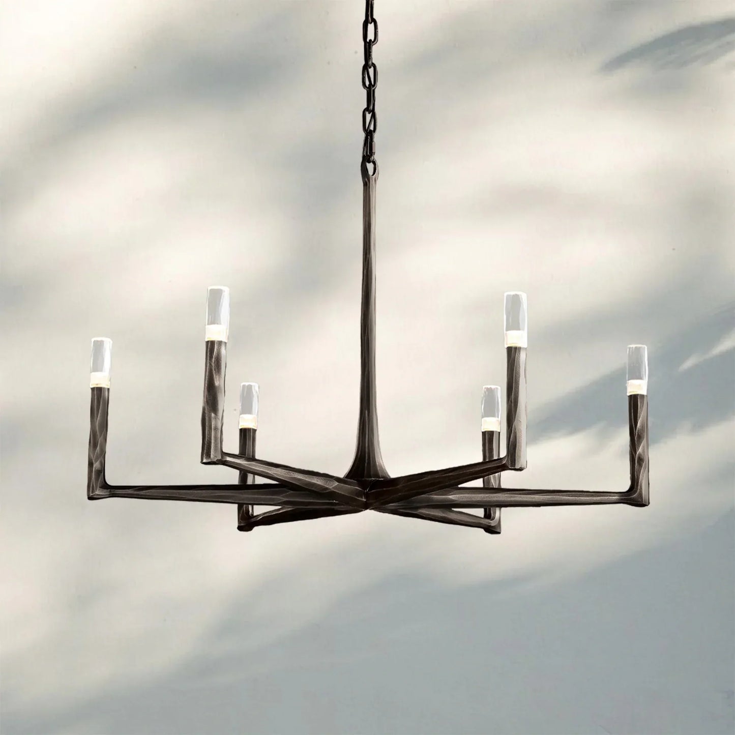 Thalen Hand-Forged Round Chandelier