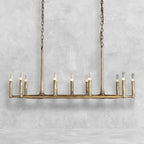 Thalen Hand-Forged Rectangle Chandelier 54'' 72''