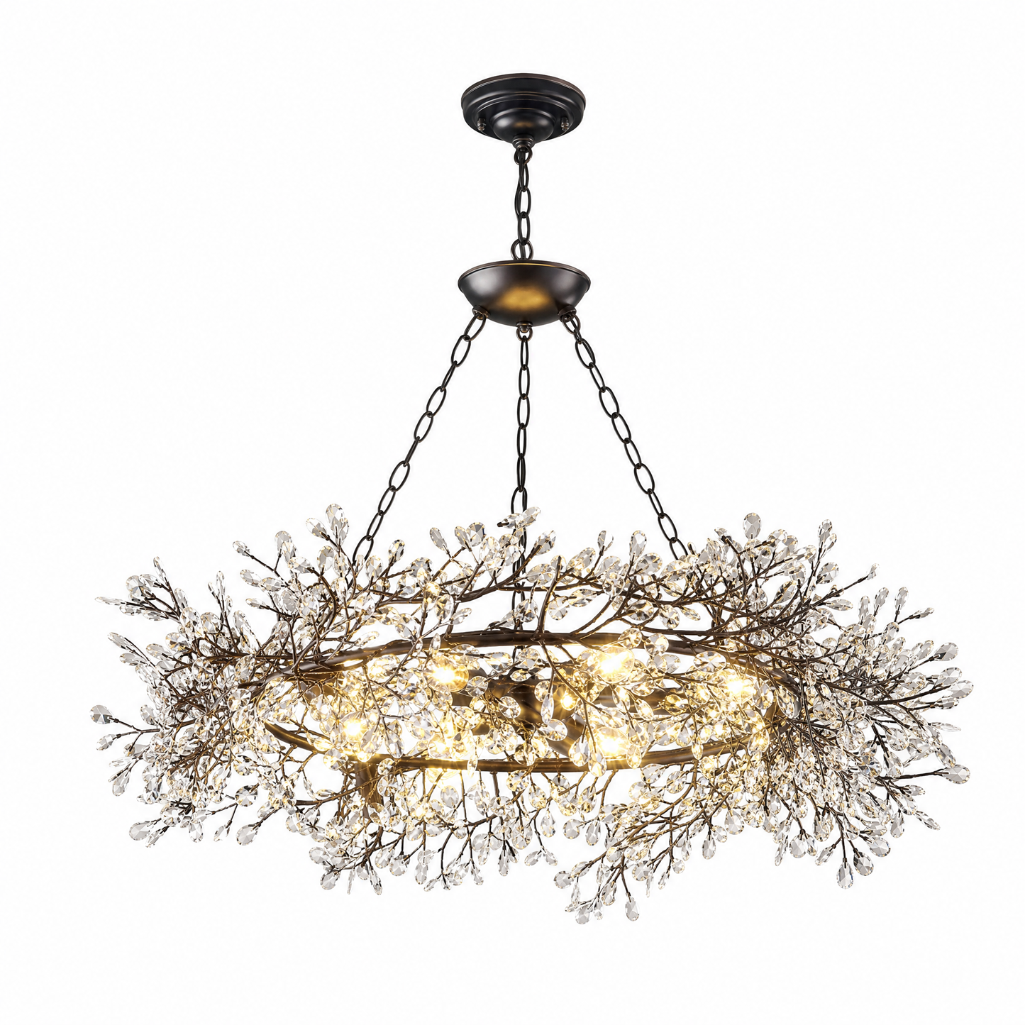 Crystal Pendant Light in a kitchen