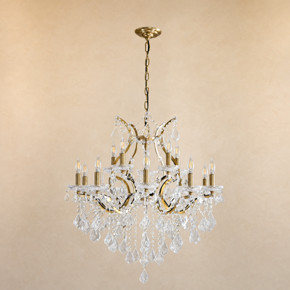 Clear Glass Clip Light D30.7 - Gold