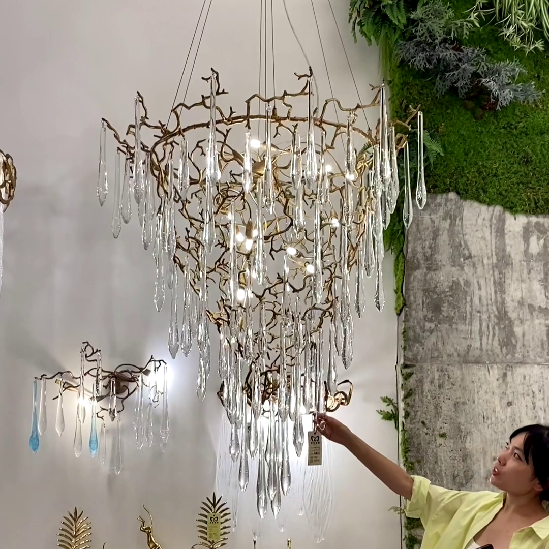 chic-modern-french-branch-copper-crystal-chandelier