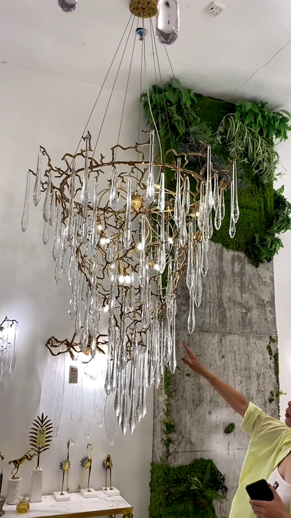 chic-modern-french-branch-copper-crystal-chandelier