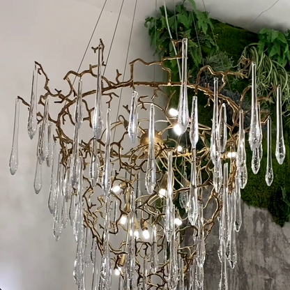 chic-modern-french-branch-copper-crystal-chandelier