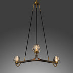 Letitia Crystal Chandelier 3 Light