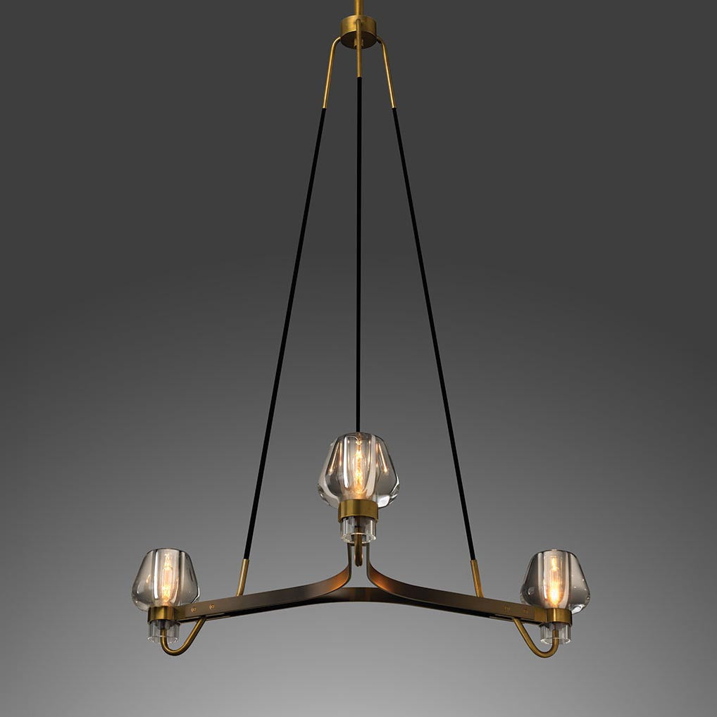 Letitia Crystal Chandelier 3 Light