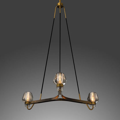 Letitia Crystal Chandelier 3 Light
